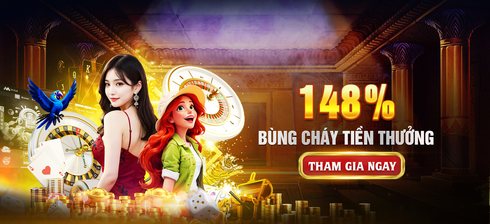 Hình ảnh quảng cáo của mu9 hiển thị nền tảng và các lợi ích