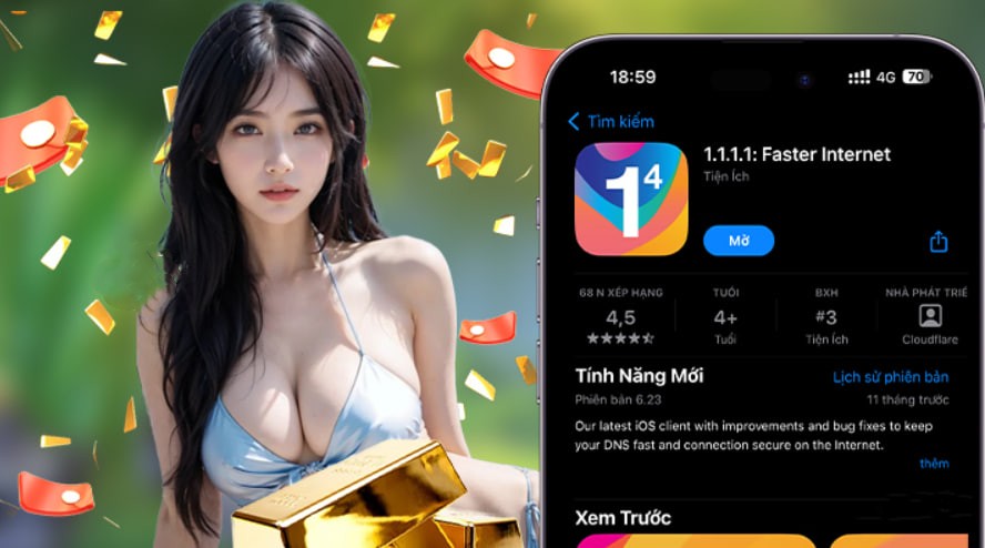 Hình ảnh quảng cáo của mu9 hiển thị nền tảng và các lợi ích